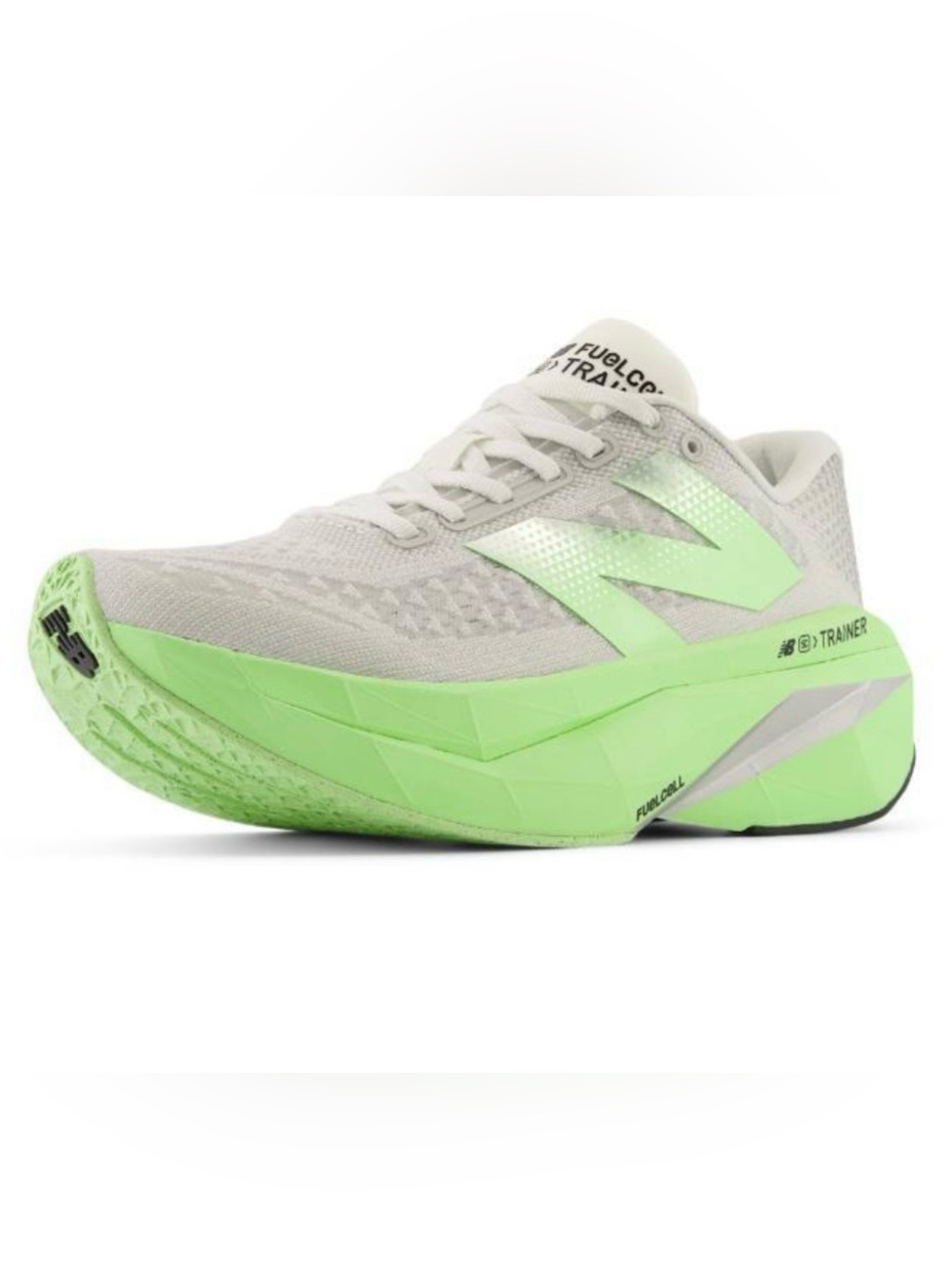 New Balance Women's FuelCell SuperComp Trainer V3 Running Shoe, Mint Flash/Grey